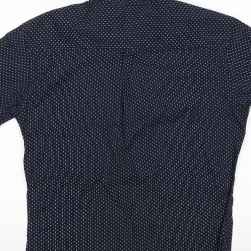 Officers Club Mens Multicoloured Polka Dot Cotton  Button-Up Size XS Collared