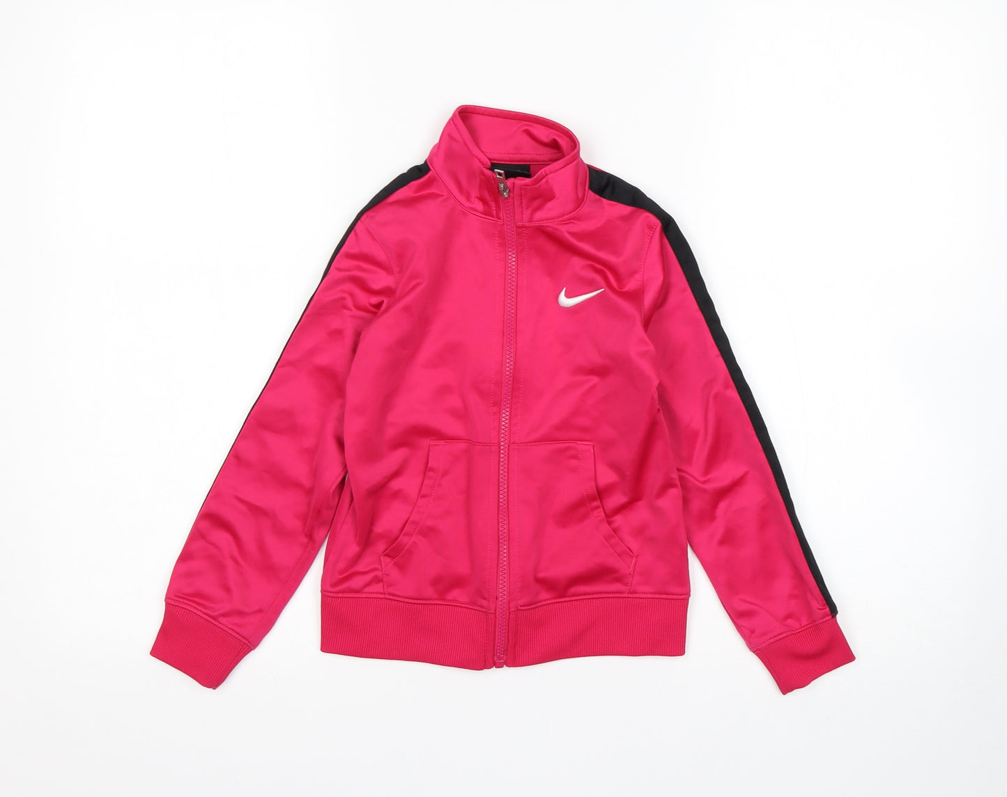 Nike Girls Pink   Windbreaker Jacket Size 5-6 Years