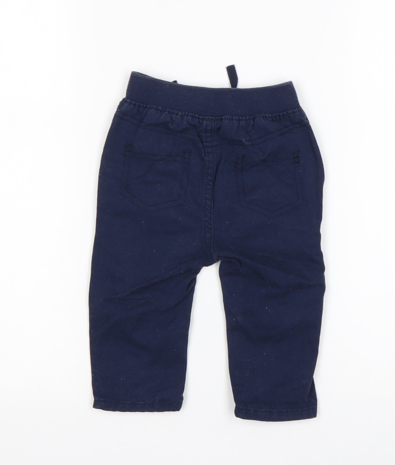 George Boys Blue  Cotton Jogger Jeans Size 6-9 Months
