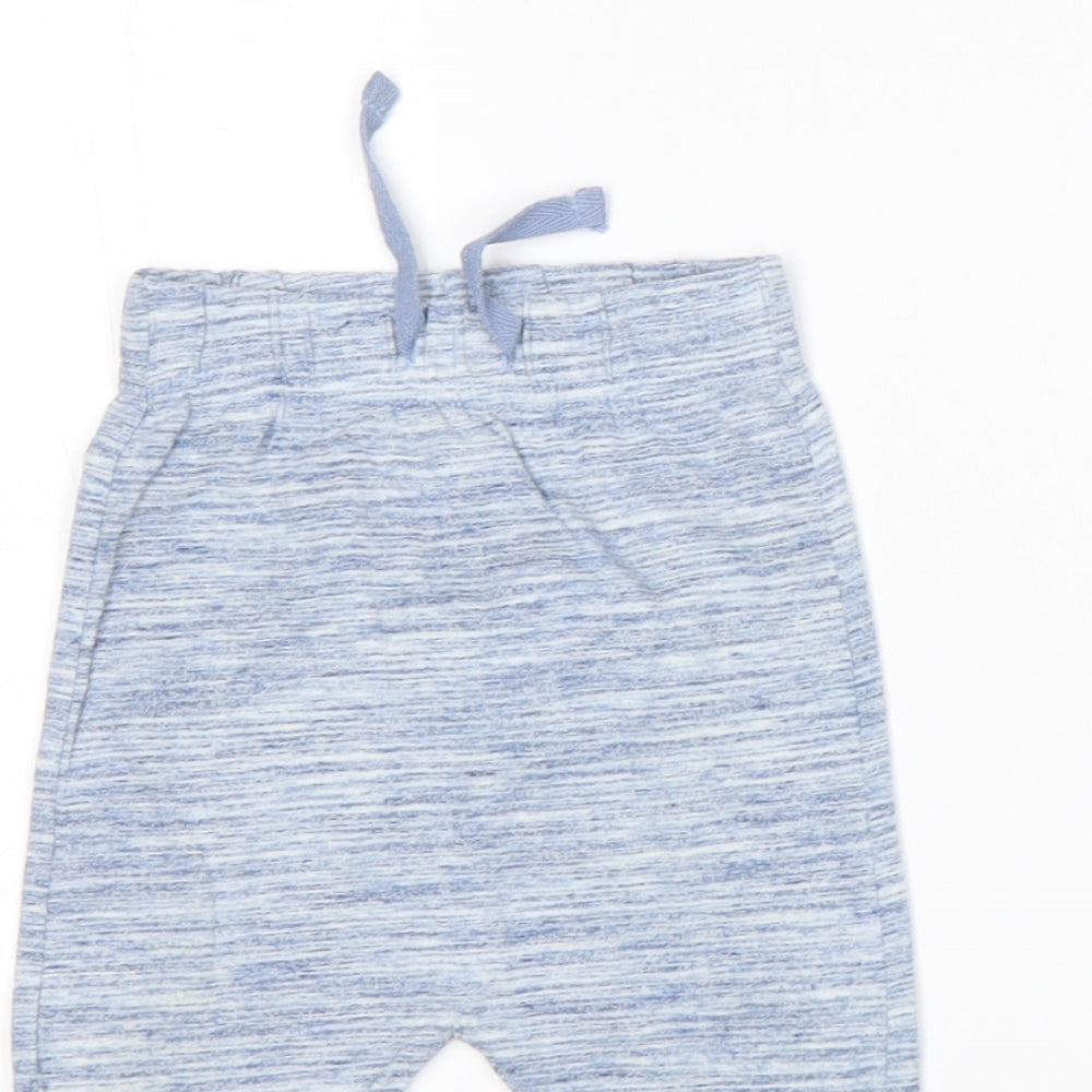 George Boys Blue  Cotton Sweatpants Trousers Size 6-9 Months