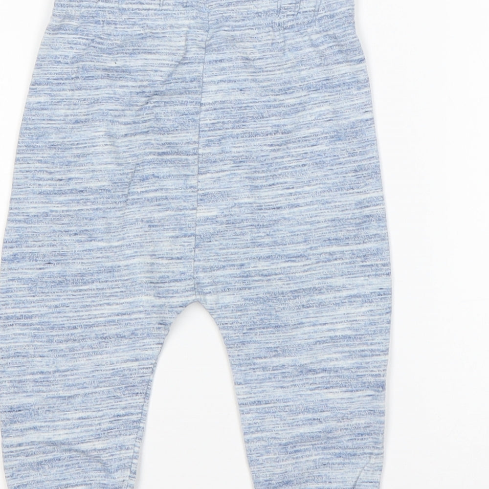 George Boys Blue  Cotton Sweatpants Trousers Size 6-9 Months