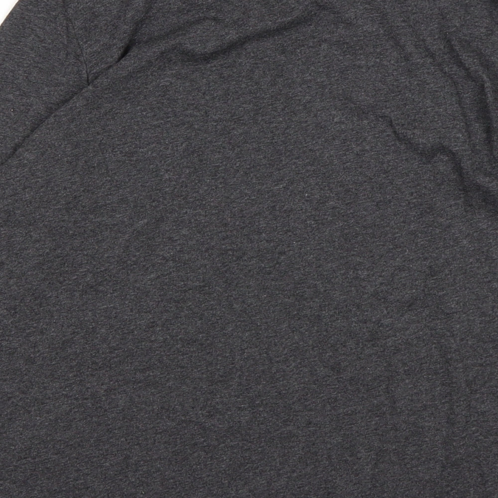 H&M Girls Grey  Cotton Basic T-Shirt Size 13-14 Years Round Neck