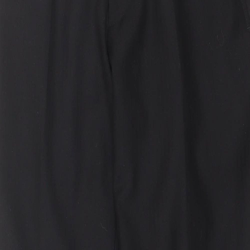 Greenwoods Mens Black  Polyester Trousers  Size 31 in L29 in Regular