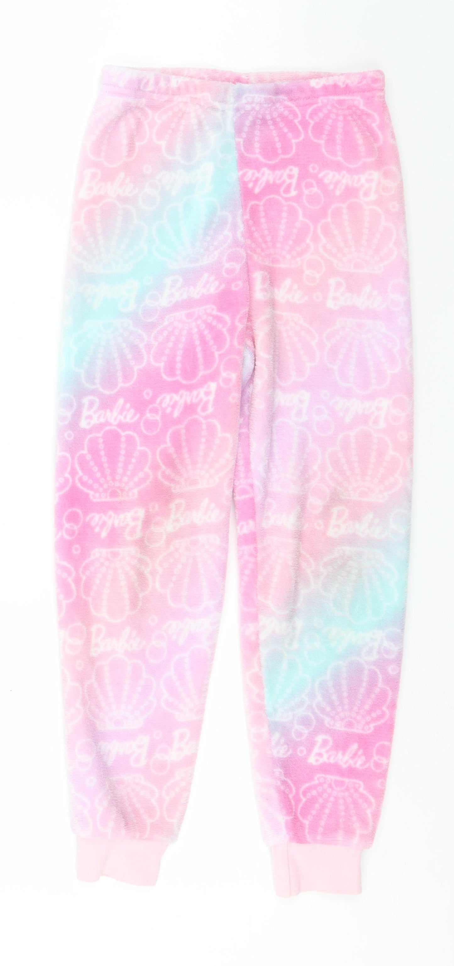 George Girls Pink Geometric Cotton  Pyjama Pants Size 6-7 Years