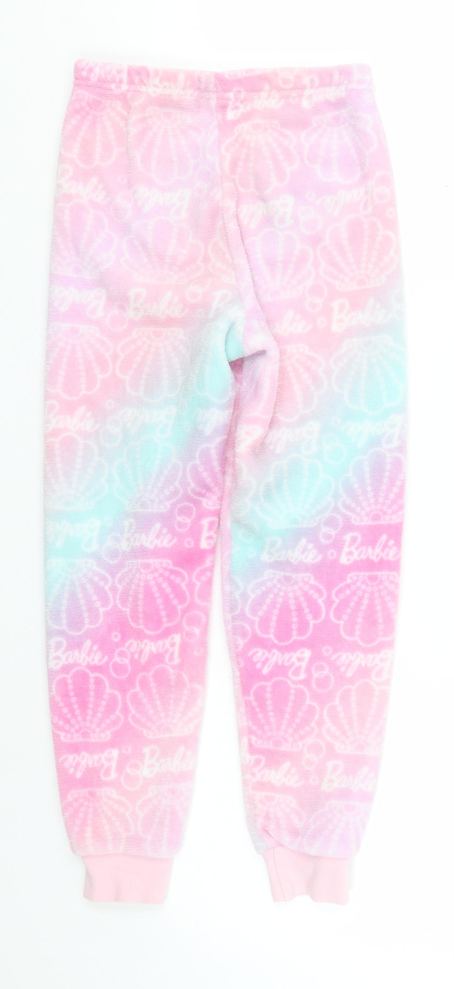 George Girls Pink Geometric Cotton  Pyjama Pants Size 6-7 Years