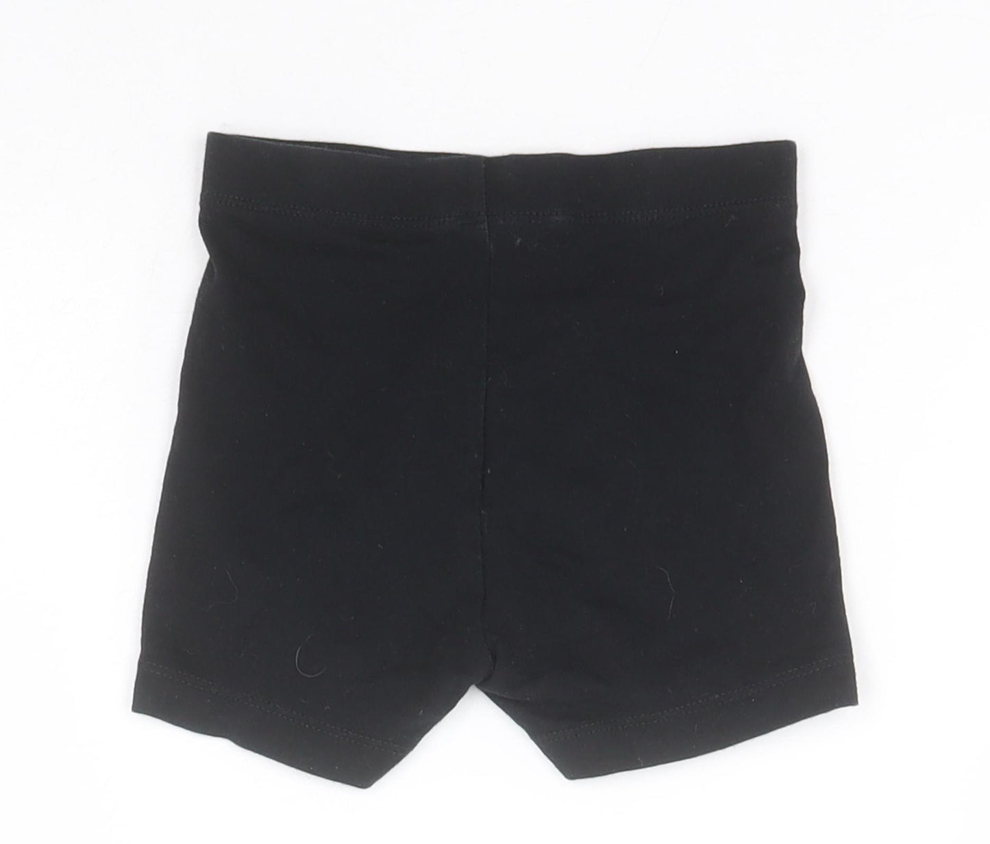 George Boys Black  Cotton Compression Shorts Size 4-5 Years  Regular