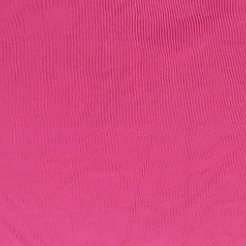 Bonmarché Womens Pink Round Neck  Viscose Pullover Jumper Size L