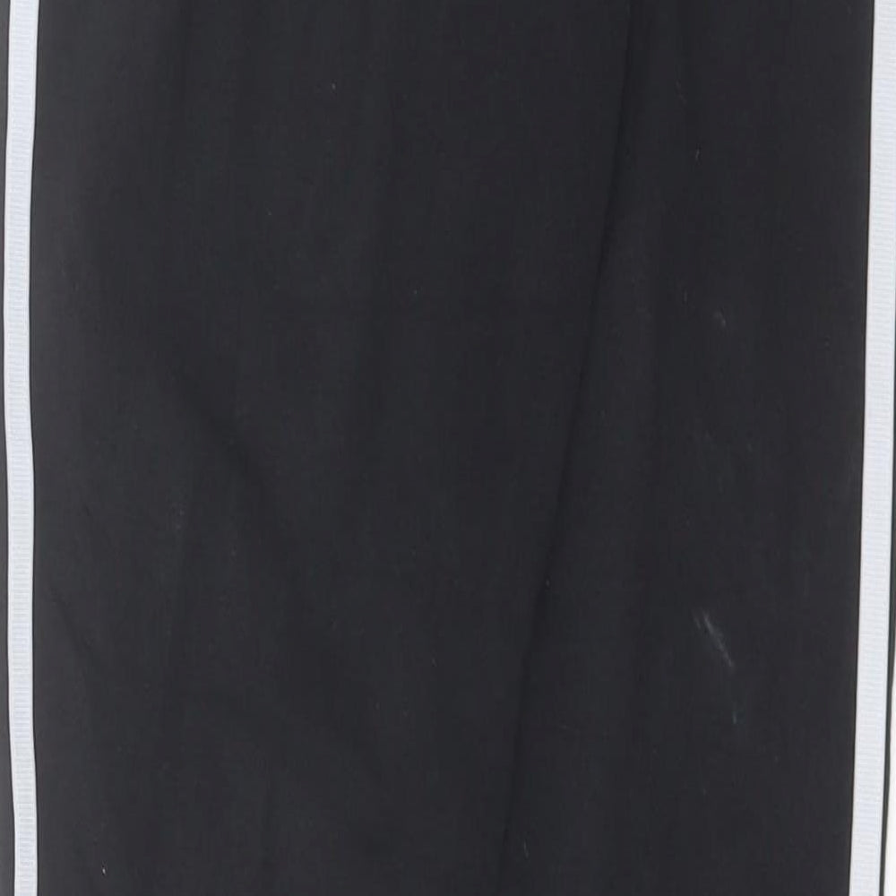 adidas Womens Black  Cotton Sweatpants Leggings Size 8  Regular