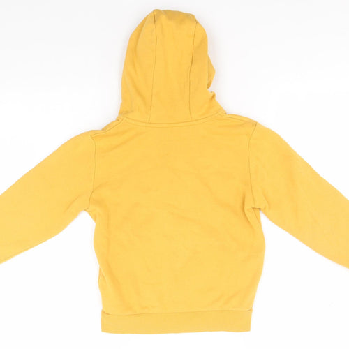 Dunnes Stores Boys Orange  Cotton Full Zip Hoodie Size 7 Years