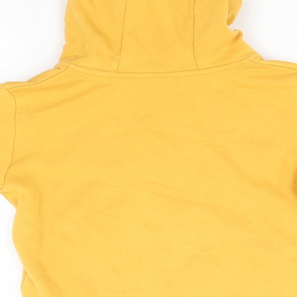 Dunnes Stores Boys Orange  Cotton Full Zip Hoodie Size 7 Years