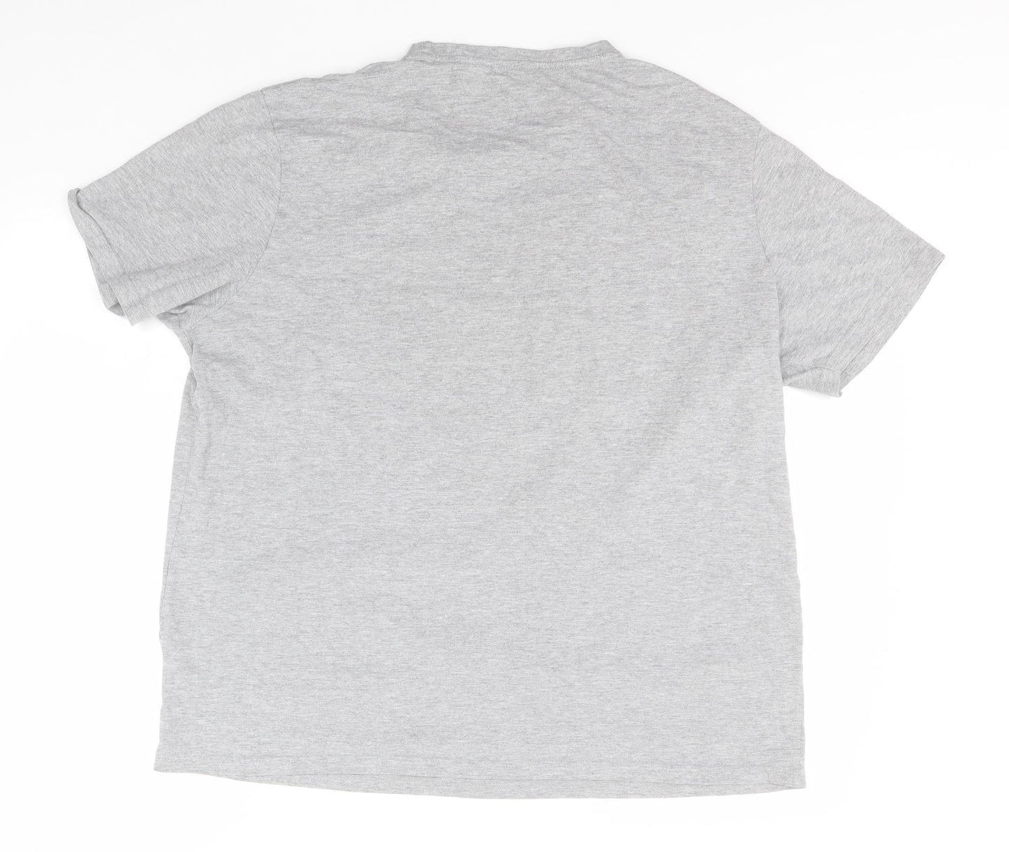 Preworn Womens Grey  Cotton Basic T-Shirt Size XL Round Neck - England