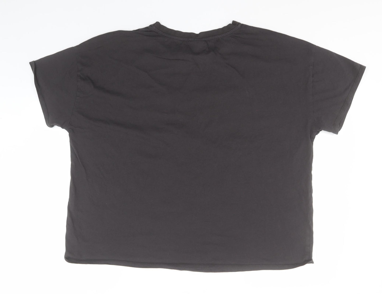 Saved by the Bell Womens Black  Cotton Basic T-Shirt Size 20 Round Neck - Saved by the Bell