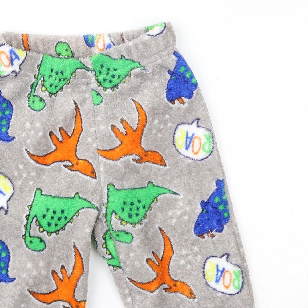 B&M Boys Multicoloured Plaid Polyester  Pyjama Pants Size 2-3 Years