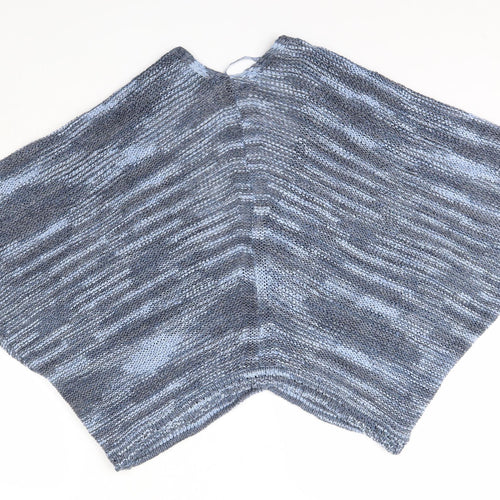 Primark Womens Blue V-Neck  Acrylic Cardigan Jumper Size M