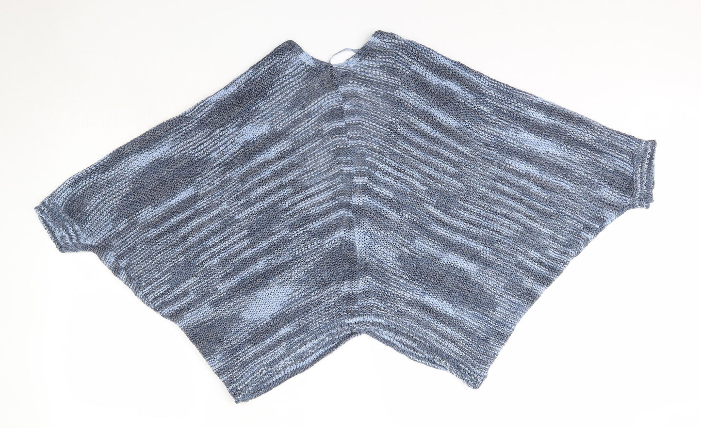 Primark Womens Blue V-Neck  Acrylic Cardigan Jumper Size M