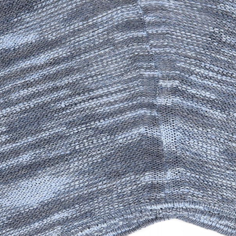 Primark Womens Blue V-Neck  Acrylic Cardigan Jumper Size M