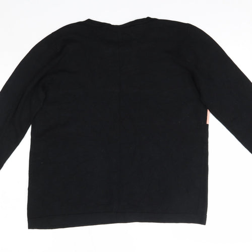 Wallis Womens Multicoloured Round Neck  Viscose Pullover Jumper Size 16