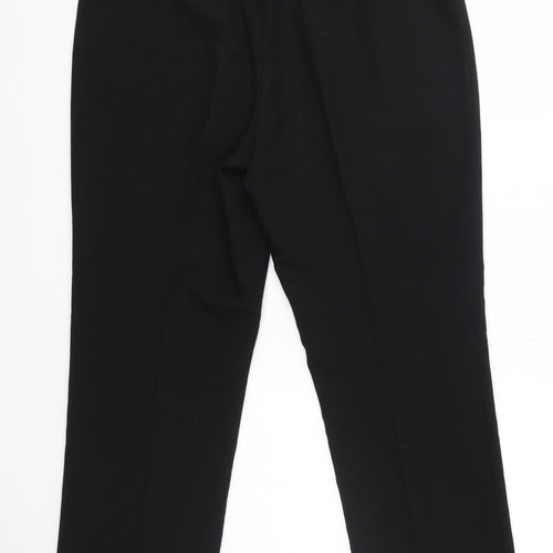 Vida Vi Womens Black  Polyester Dress Pants Trousers Size 14 L27 in Regular