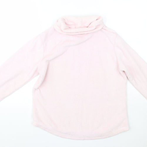 Matalan Womens Pink Solid Polyester Top Pyjama Top Size M