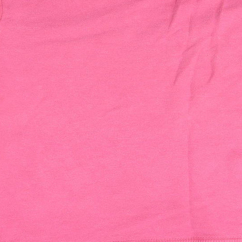 Sussan Womens Pink Round Neck  100% Cotton Pullover Jumper Size M