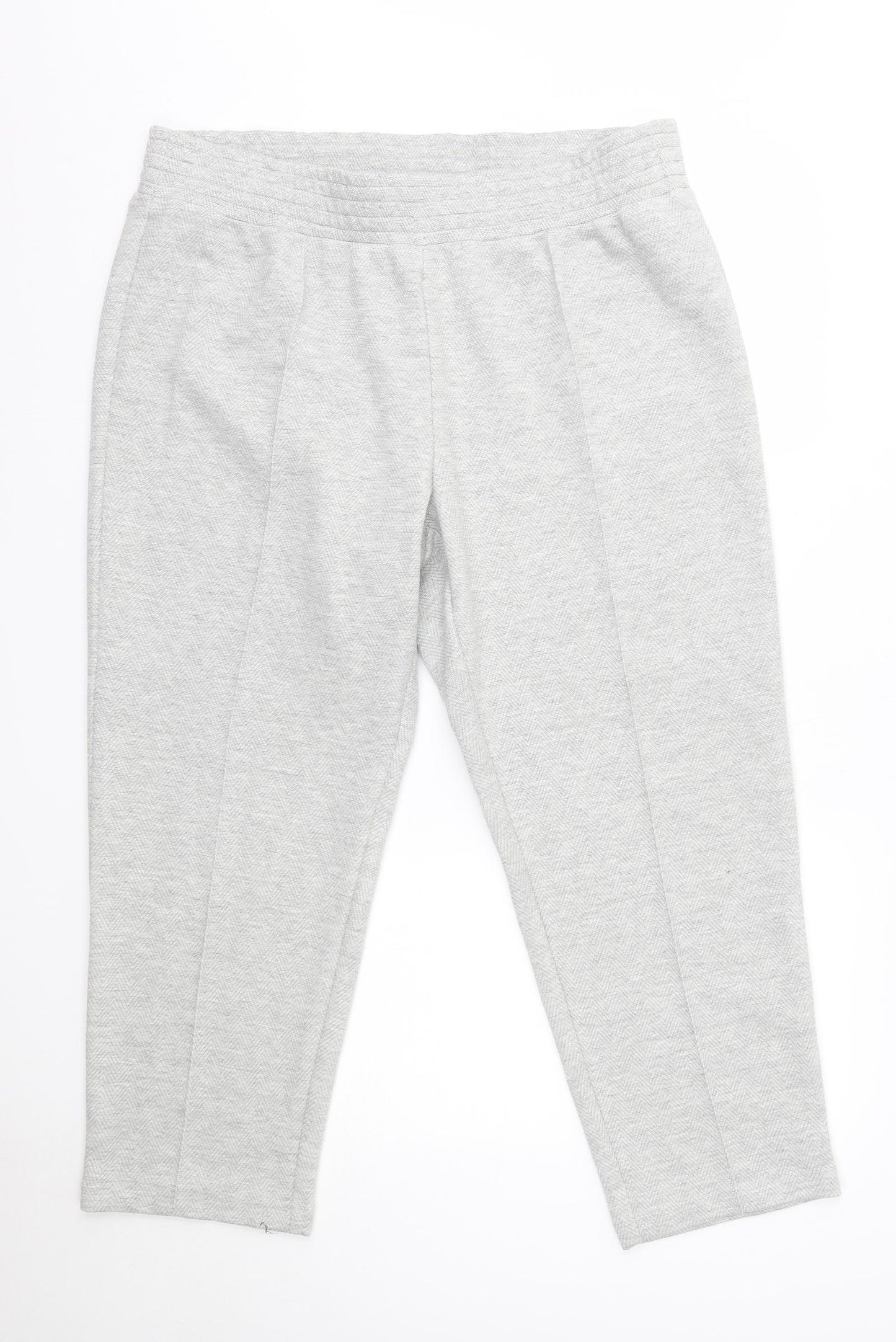 George Womens Grey  Polyester Jogger Trousers Size 20 in L26 in Regular
