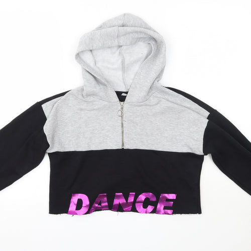 Matalan Girls Multicoloured  Polyester Pullover Hoodie Size 13 Years   - Dance