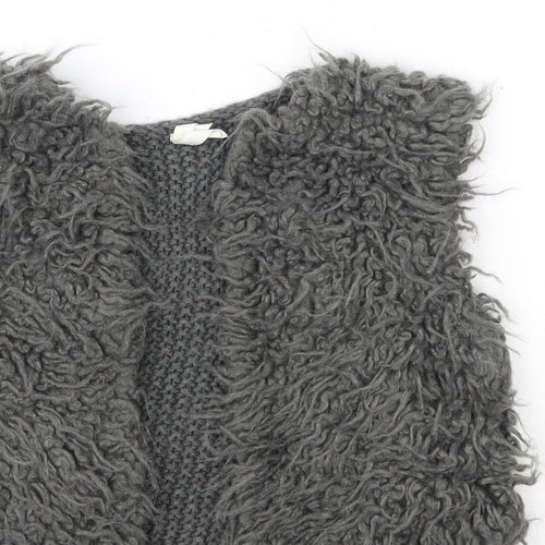 YD Girls Grey   Gilet Jacket Size 6-7 Years