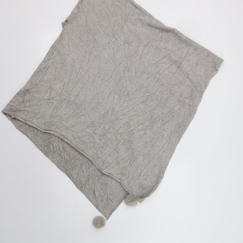Jigsaw Womens Grey   Overcoat Poncho One Size