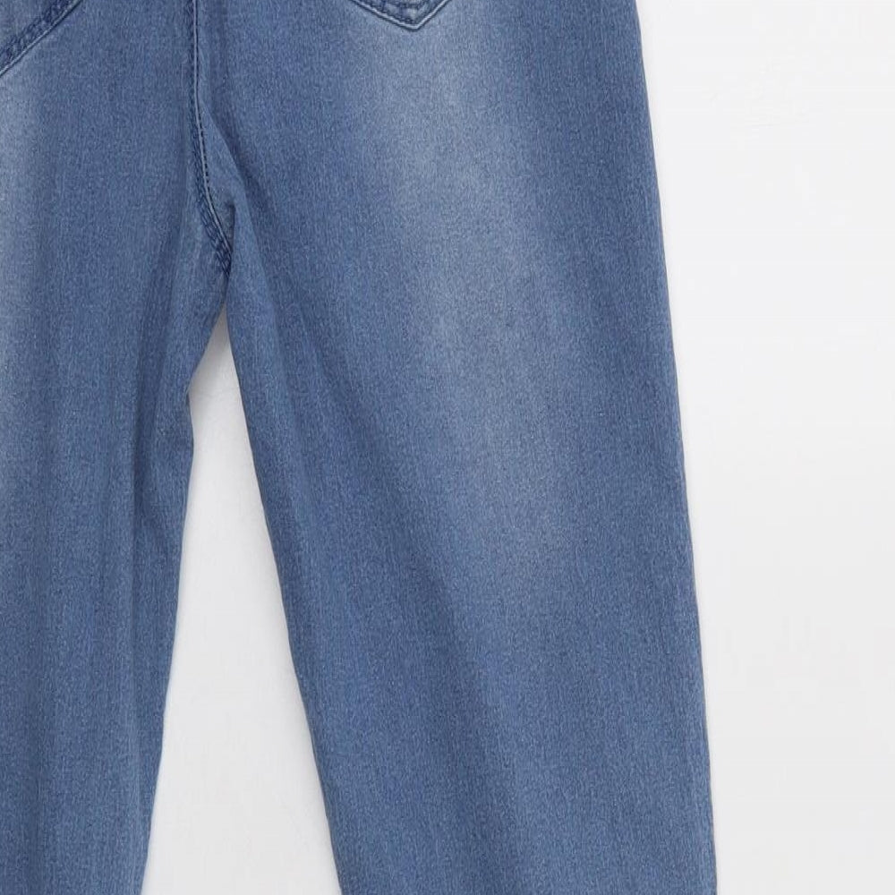 Primark Womens Blue  Cotton Jegging Jeans Size 14 L30 in Regular