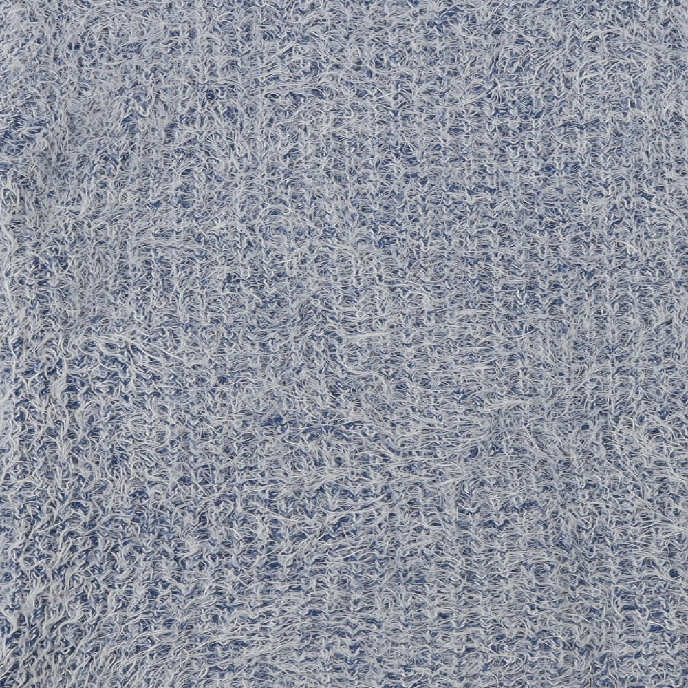 Melody Womens Blue Crew Neck  Cotton Pullover Jumper Size L   - Love