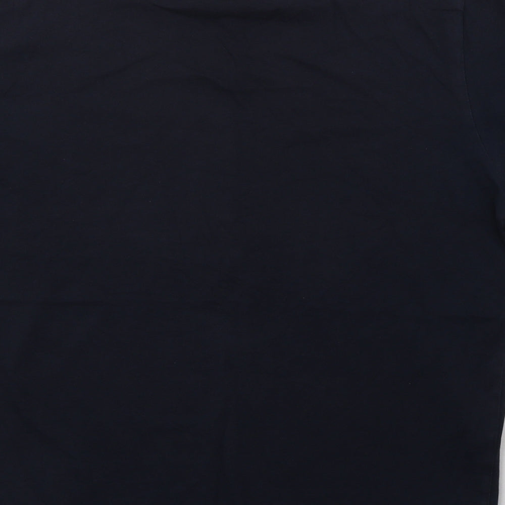 GANT Mens Blue  Cotton  T-Shirt Size L Crew Neck