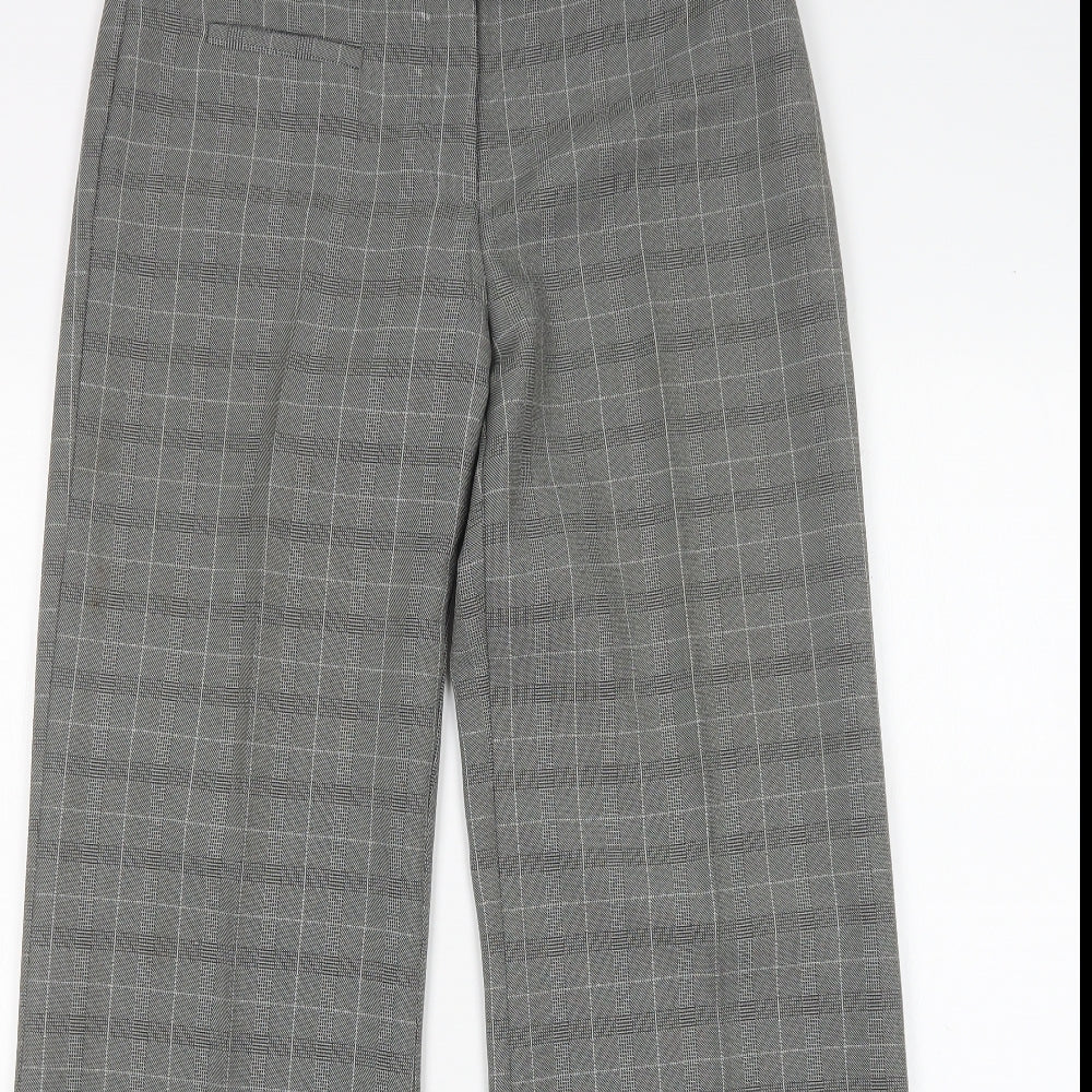 Atmosphere Womens Multicoloured Houndstooth Polyester Trousers  Size 10 L32 in Regular