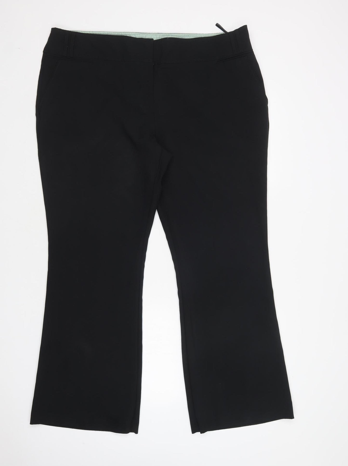 Dorothy Perkins Womens Black  Polyester Trousers  Size 22 L30 in Regular
