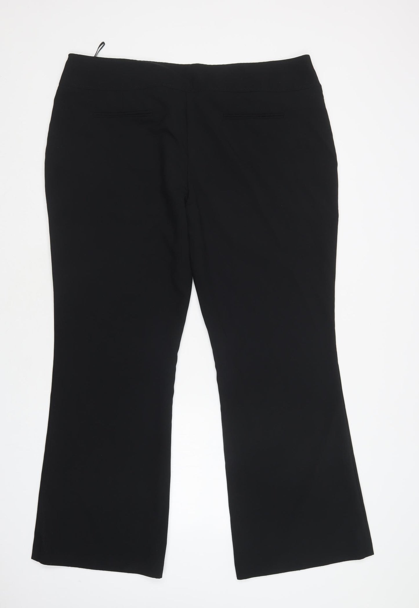 Dorothy Perkins Womens Black  Polyester Trousers  Size 22 L30 in Regular