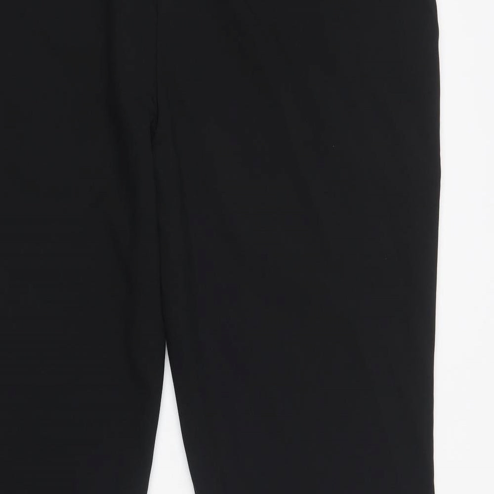 Dorothy Perkins Womens Black  Polyester Trousers  Size 22 L30 in Regular