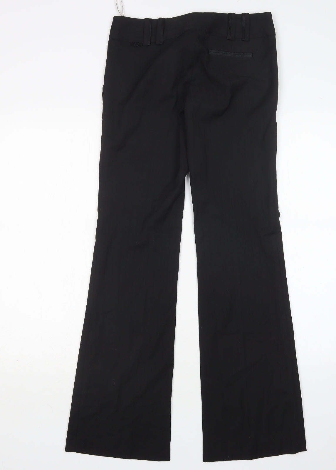 River Island Womens Black  Polyester Trousers  Size 6 L33 in Regular