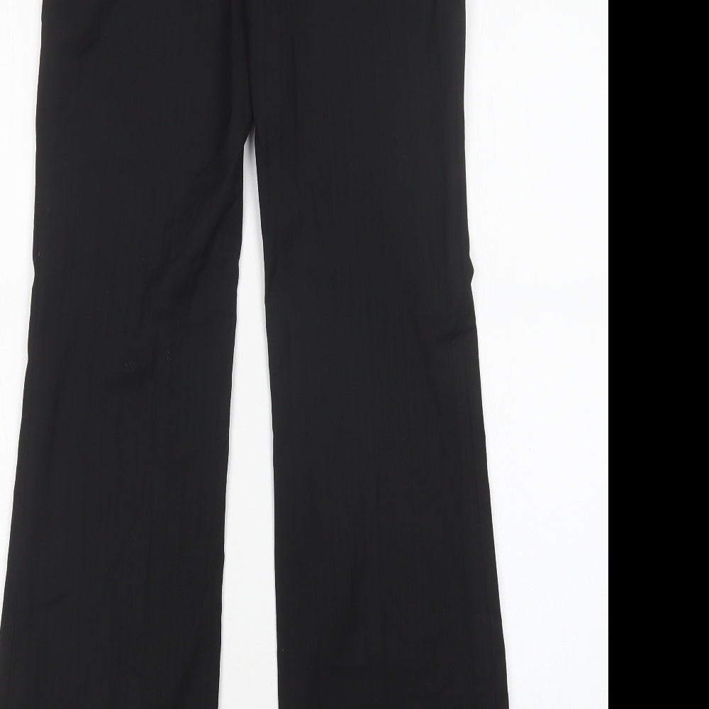 River Island Womens Black  Polyester Trousers  Size 6 L33 in Regular