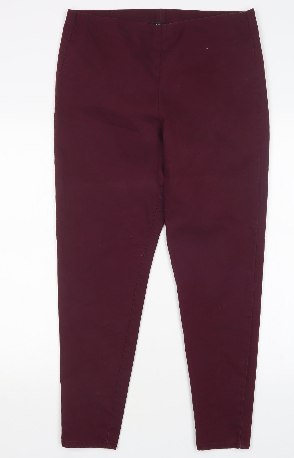 George Womens Purple  Cotton Jegging Jeans Size 18 L27 in Regular
