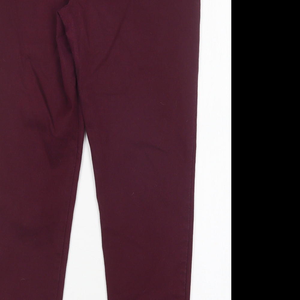George Womens Purple  Cotton Jegging Jeans Size 18 L27 in Regular