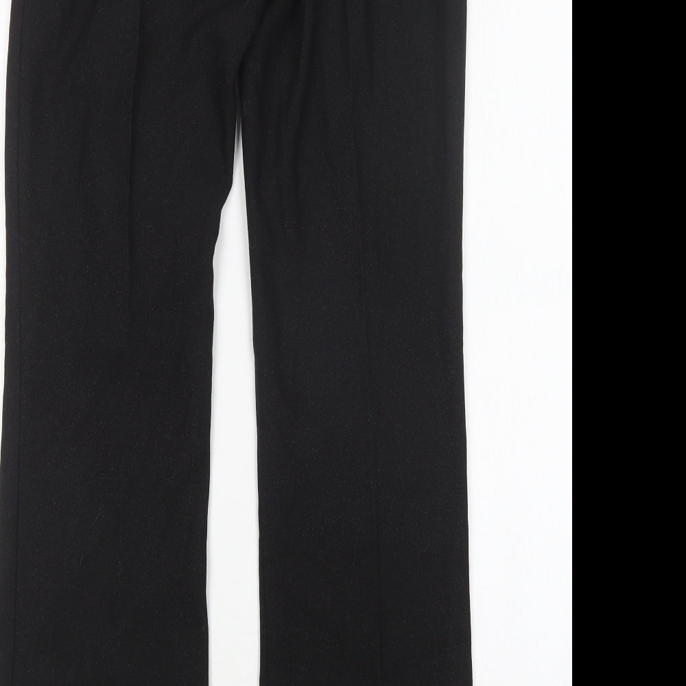 River Island Womens Black  Polyester Trousers  Size 6 L32 in Regular