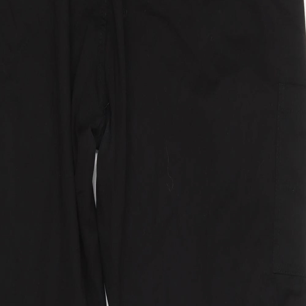 BKS Mens Black  Cotton Cargo Trousers Size 40 L32 in Regular  - Work Wear
