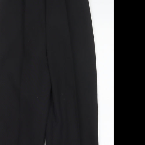 Preworn Womens Black   Trousers  Size 14 L26 in Regular