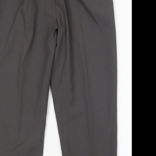 Preworn Womens Grey   Trousers  Size 14 L26 in Regular