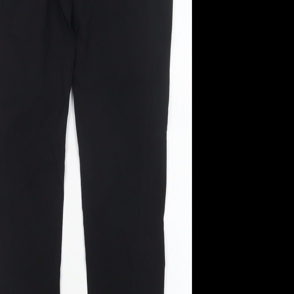 F&F Womens Black  Viscose Trousers  Size 16 L30 in Regular