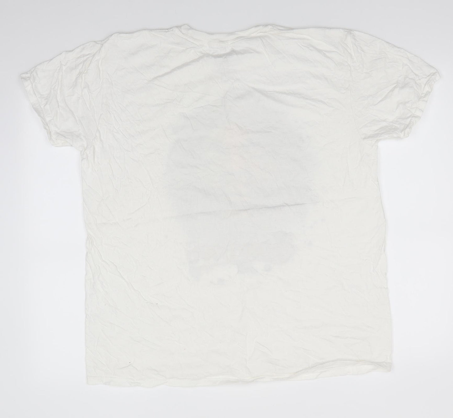 Snoop Dogg Mens White  Cotton  T-Shirt Size XL Round Neck  - Snoop Dogg