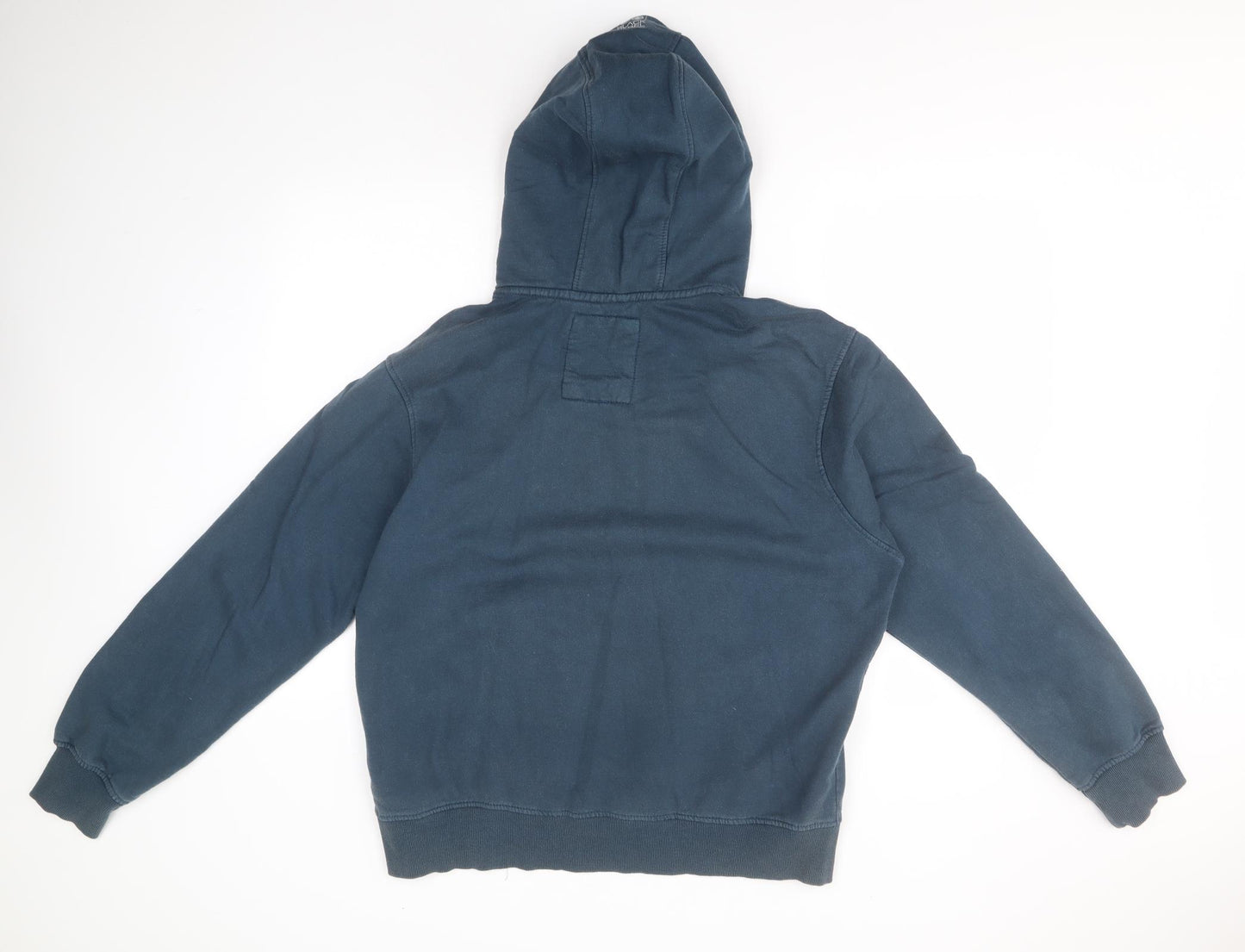 Black Label Mens Blue  Cotton Pullover Hoodie Size XL   - Crosshatch