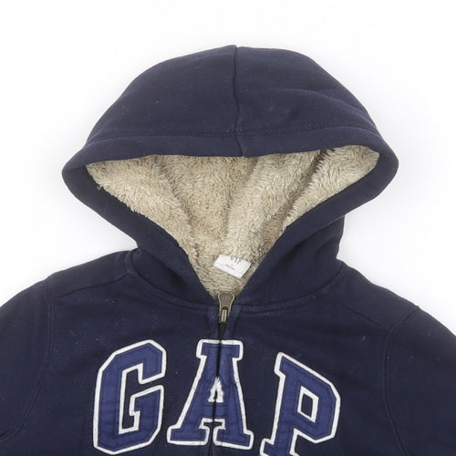 Gap Boys Blue  Cotton Full Zip Hoodie Size 2 Years