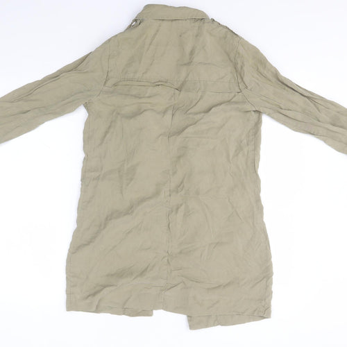 New Look Girls Beige   Overcoat Coatigan Size 10-11 Years