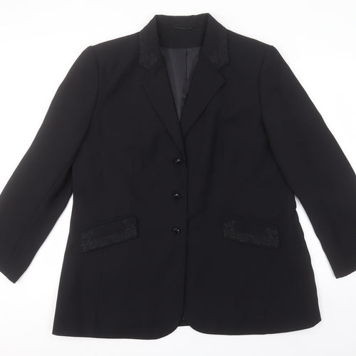 Preworn Womens Black   Jacket Blazer