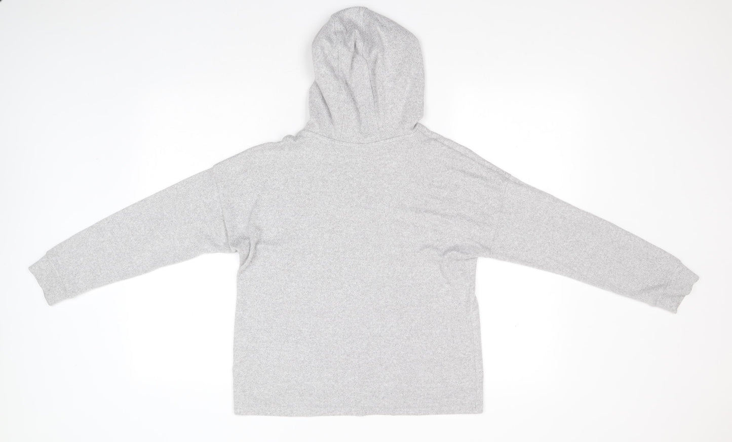 Marks and Spencer Girls Grey  Viscose Pullover Hoodie Size 11-12 Years